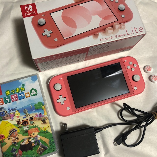 Nintendo Switch Lite コーラルピンク あつまれ どうぶつの森