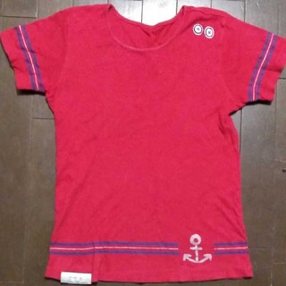 シセイドウ(SHISEIDO (資生堂))の赤　イカリ　半袖Tシャツ マリン(Tシャツ(半袖/袖なし))