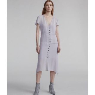 ラグアンドボーン(Rag & Bone)の★rag&bone大人気ライトパープルボタンワンピース★新品未使用(ロングワンピース/マキシワンピース)