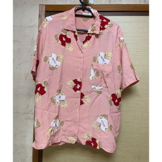 ピンクハウス(PINK HOUSE)のあーちゃん様専用　ピンクハウス♡ポロシャツくま柄シャツ(シャツ/ブラウス(半袖/袖なし))