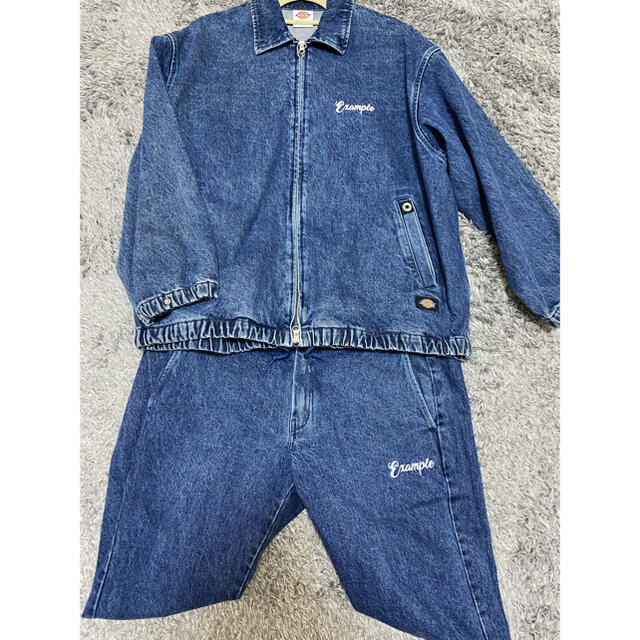 Supreme(シュプリーム)のEXAMPLE x DICKIES WORK DENIM JACKET メンズのジャケット/アウター(Gジャン/デニムジャケット)の商品写真