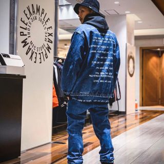 シュプリーム(Supreme)のEXAMPLE x DICKIES WORK DENIM JACKET(Gジャン/デニムジャケット)