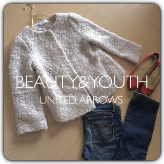 ビューティアンドユースユナイテッドアローズ(BEAUTY&YOUTH UNITED ARROWS)のB&Yユナイテッドアローズ♡ブークレ ノーカラー ジャケット/イエナ シップス(ノーカラージャケット)