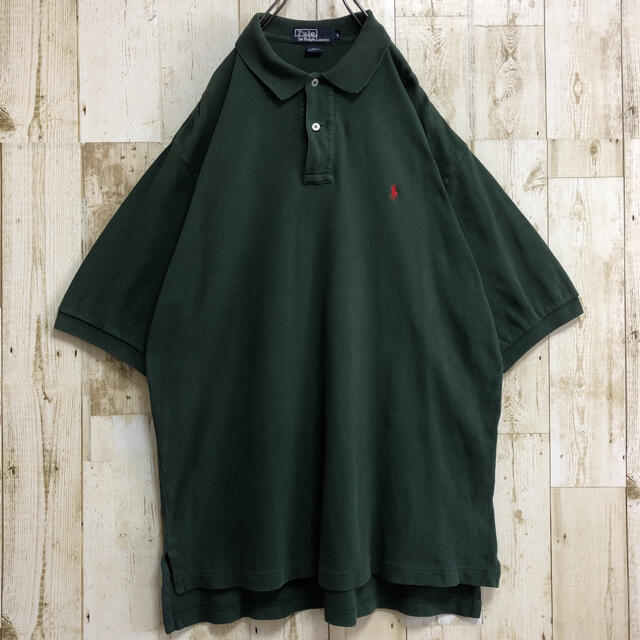 POLO RALPH LAUREN(ポロラルフローレン)の【ポロバイラルフローレン】【XL相当】【ロゴ刺繍】【ポロシャツ】 メンズのトップス(ポロシャツ)の商品写真