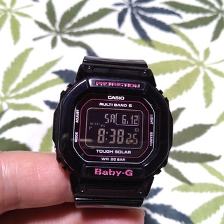 ベビージー(Baby-G)の電波ソーラー　腕時計　CASIO Baby-G bgd-5000　ブラック(腕時計)