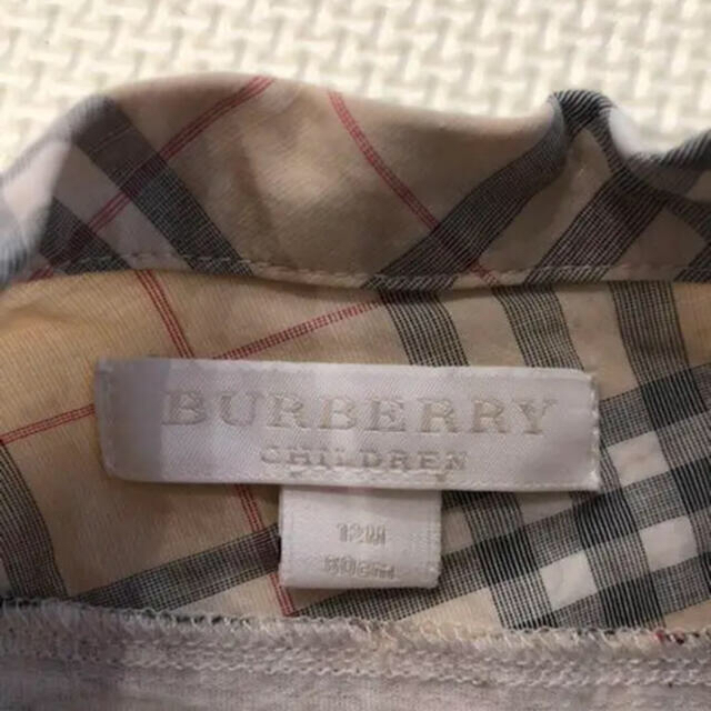 BURBERRY(バーバリー)のBURBERRYロンパース80 キッズ/ベビー/マタニティのベビー服(~85cm)(ロンパース)の商品写真