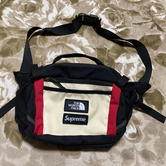 18aw Supreme NORTH FACE waist bag バッグ　黒