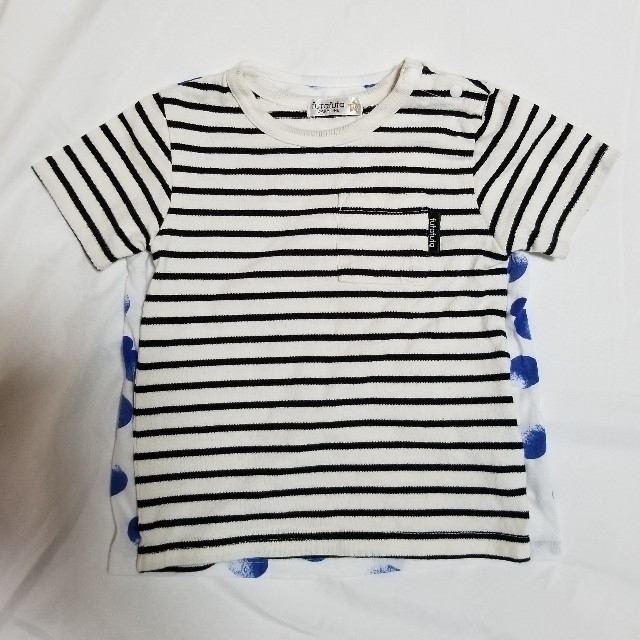 半袖  女の子 90 100 2枚 セット キッズ/ベビー/マタニティのキッズ服女の子用(90cm~)(Tシャツ/カットソー)の商品写真