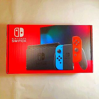 ニンテンドースイッチ(Nintendo Switch)の新品未使用 任天堂スイッチ 本体 (L)ネオンブルー/(R)ネオンレッド(家庭用ゲーム機本体)