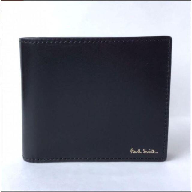 新品■ポールスミス■カラーバンド 2つ折り財布 ブラック 黒 メンズのファッション小物(折り財布)の商品写真