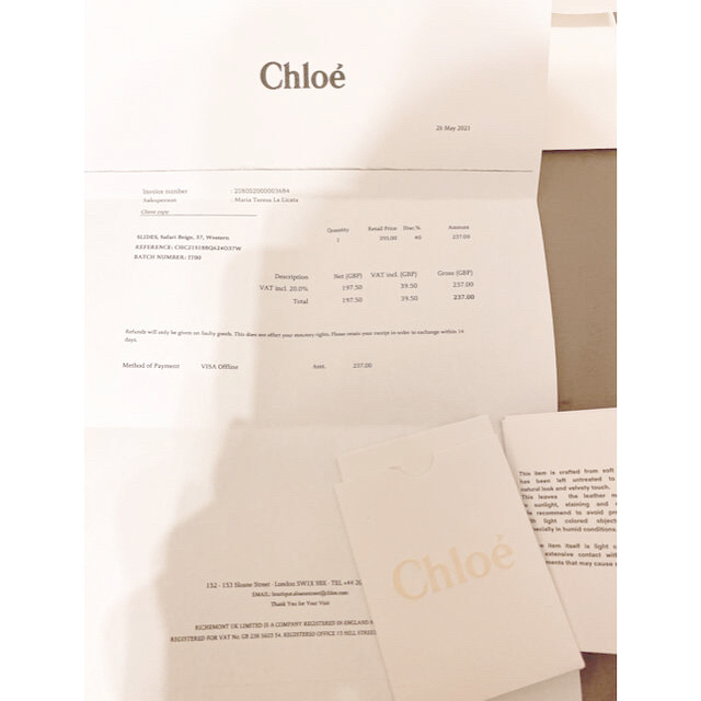 Chloe(クロエ)のchloe woody クロエ　サンダル　フラットミュール　お値下げ レディースの靴/シューズ(サンダル)の商品写真