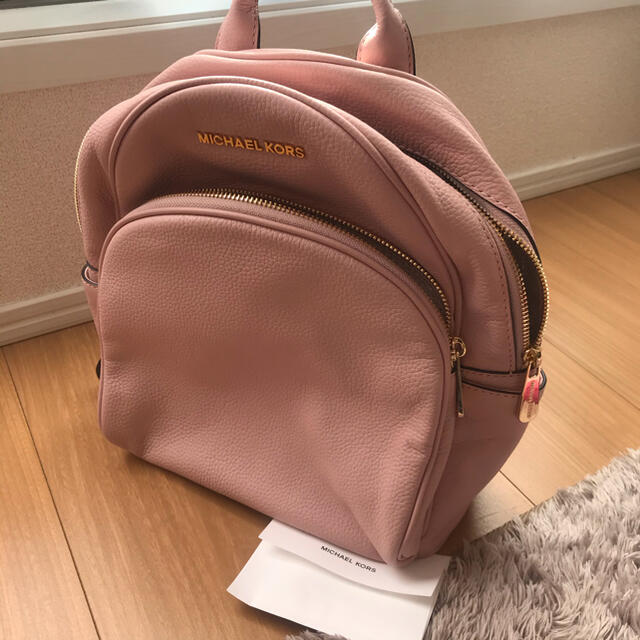 MICHEAL KORS ピンク リュック 【美品】