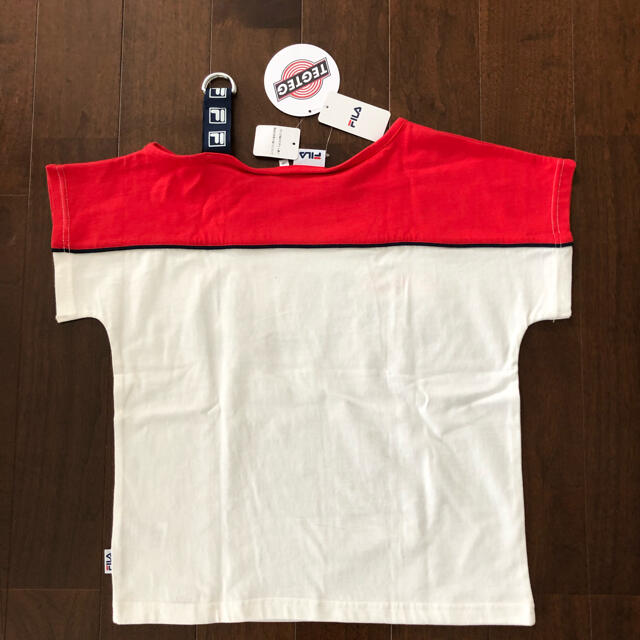 FILA(フィラ)のTEGTEG ✖️ FILA Tシャツ　140 正規品　新品未使用タグ付 キッズ/ベビー/マタニティのキッズ服女の子用(90cm~)(Tシャツ/カットソー)の商品写真