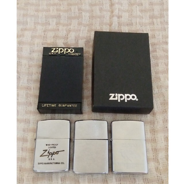 ZIPPO(ジッポー)のZIPPO オイルライター　3個セット メンズのファッション小物(タバコグッズ)の商品写真