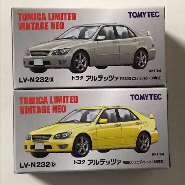 トヨタ(トヨタ)の本日発売 トミカリミテッドヴィンテージネオ トヨタ アルテッツァ Z 2台セット エンタメ/ホビーのおもちゃ/ぬいぐるみ(ミニカー)の商品写真