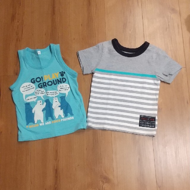 西松屋(ニシマツヤ)の90サイズ　Tシャツ　タンクトップ キッズ/ベビー/マタニティのキッズ服男の子用(90cm~)(Tシャツ/カットソー)の商品写真