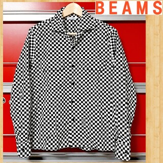ビームス(BEAMS)のBEAMS ビームス チェッカーフラッグシャツ S 美品 日本製(シャツ)