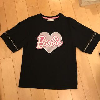 バービー(Barbie)の【バービー】Tシャツ 黒  160 (Tシャツ/カットソー)