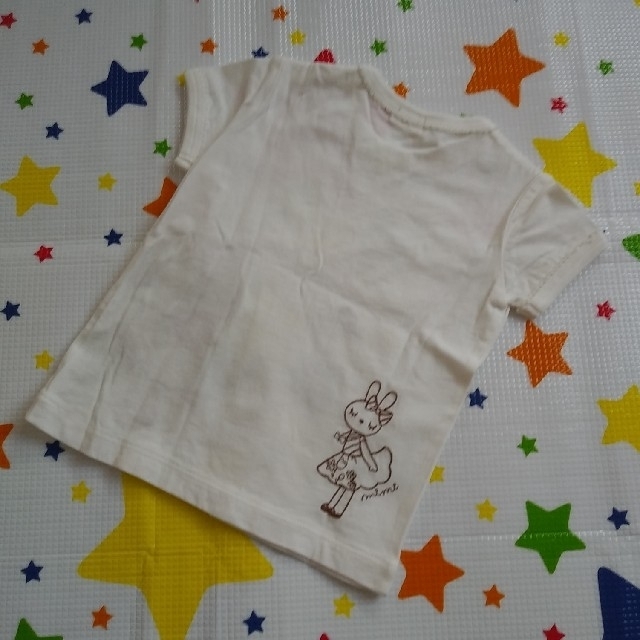 KP(ニットプランナー)のKP おめかしmimiちゃん半袖Tシャツ 80cm ニットプランナー キッズ/ベビー/マタニティのベビー服(~85cm)(Ｔシャツ)の商品写真