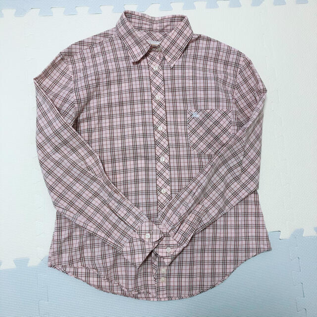 90’ ピンクチェックシャツ Mサイズの通販 by milkショップ｜ラクマ Burberrys バーバリー 正規保証