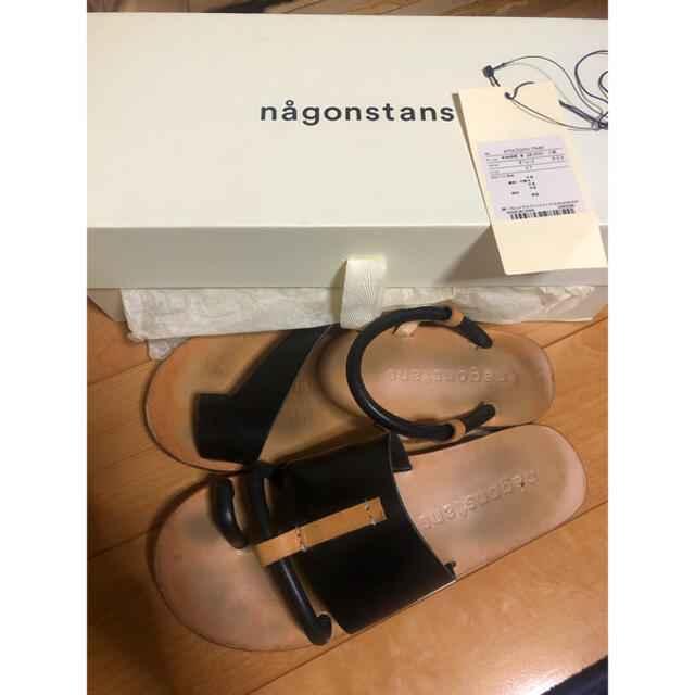 ENFOLD(エンフォルド)の【最終値引き】【nagonstans】2019サンダル　ブラック レディースの靴/シューズ(サンダル)の商品写真