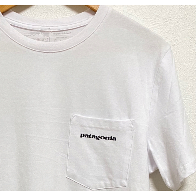 patagonia(パタゴニア)のPatagonia パタゴニア ポケット 6-P ロゴ Tシャツ メンズのトップス(Tシャツ/カットソー(半袖/袖なし))の商品写真