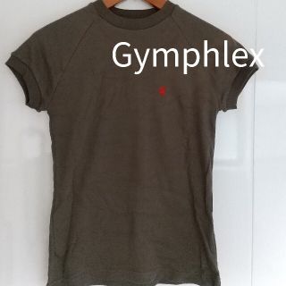 ジムフレックス(GYMPHLEX)の☆訳あり新品【ジムフレックス】カットソー、Tシャツ、カーキ、M(Tシャツ(半袖/袖なし))