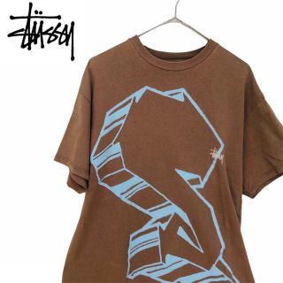 ステューシー Tシャツ・カットソー(メンズ)（ブラウン/茶色系）の通販