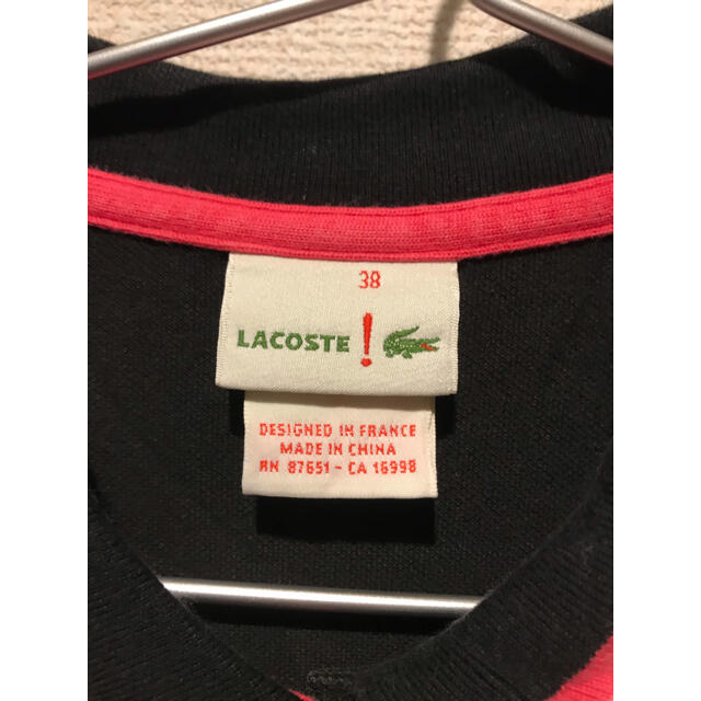 LACOSTE(ラコステ)のLACOSTE ラコステ　ポロシャツ 38 レディースのトップス(ポロシャツ)の商品写真