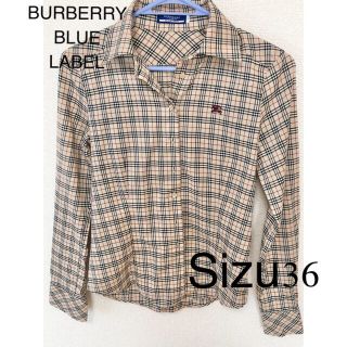 バーバリーブルーレーベル(BURBERRY BLUE LABEL)の【美品】バーバリーブルーレーベル　シャツ(シャツ/ブラウス(長袖/七分))