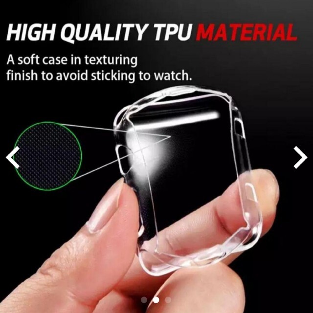 Apple Watch(アップルウォッチ)のApplewatch アップルウォッチ 保護カバー ケース クリア 42mm スマホ/家電/カメラのスマホアクセサリー(モバイルケース/カバー)の商品写真