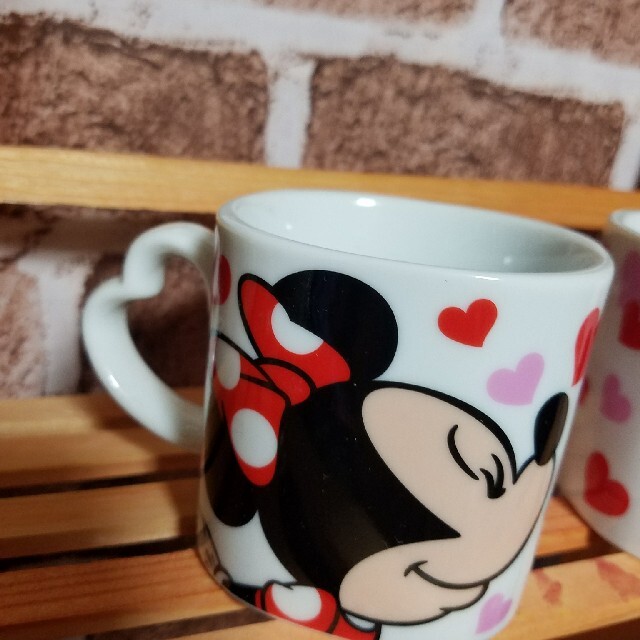 Disney(ディズニー)のミッキー&ミニーのマグカップ インテリア/住まい/日用品のキッチン/食器(グラス/カップ)の商品写真