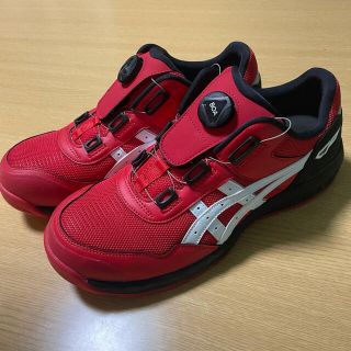 アシックス(asics)の新品未使用　asics安全靴　赤(その他)