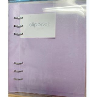 ファイロファックス(Filofax)のfilofax(ファイロファックス)システム手帳♡クリップブックA5パープル(ファイル/バインダー)