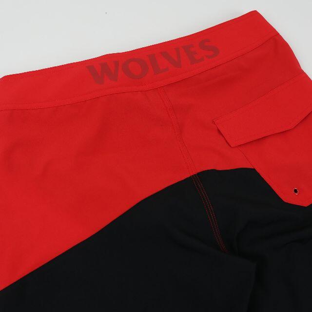 Darc Sport WOLVES OHANA SHORTS RED BK 28 - ショートパンツ