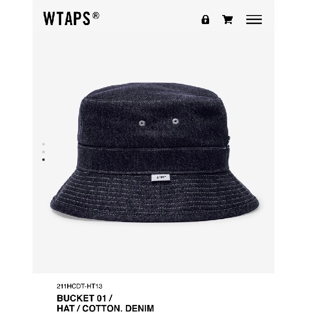 wtaps BUCKET 01 / HAT / COTTON. DENIM 0