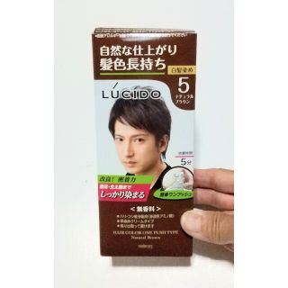 マンダム(Mandom)のルシード 白髪染め5 ナチュラルブラウン(50g+50g)(白髪染め)