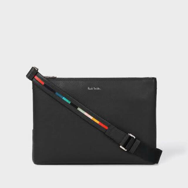 Paul Smith インレイドストライプハンドル ショルダーバッグ