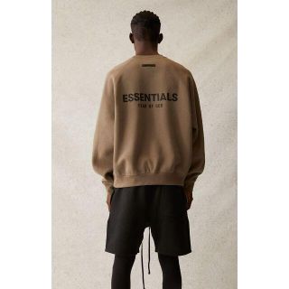 フィアオブゴッド(FEAR OF GOD)のSサイズ FOG ESSENTIALS ロゴスウェットシャツ 21SS(スウェット)