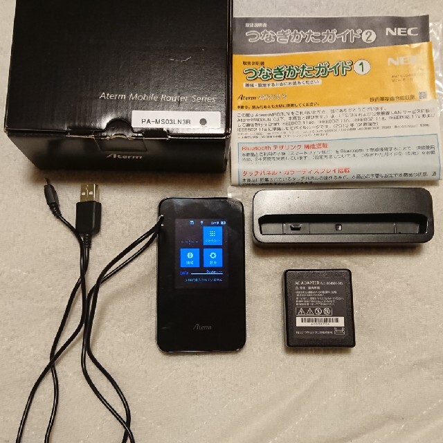 NEC - Aterm MR03LN クレードルセット ジャンク扱いで！の通販 by ...