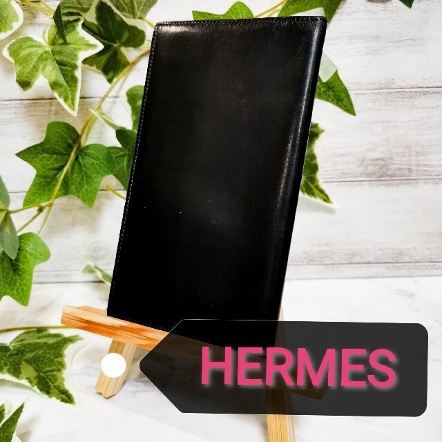 エルメス　HERMES　ヴィンテージ　手帳カバー　ボックスカーフ#エルメス