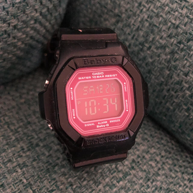 Baby-G(ベビージー)のCASIO Baby-G ベイビーG BG-5601 ブラック×ピンク 腕時計 レディースのファッション小物(腕時計)の商品写真