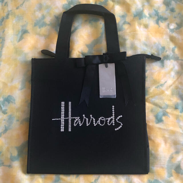 ①新品 ハロッズHarrods SWAROVSKI スワロフスキー トートバッグ