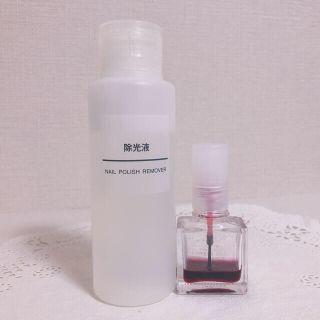 ムジルシリョウヒン(MUJI (無印良品))の除光液　ネイルポリッシュリムーバー(除光液)