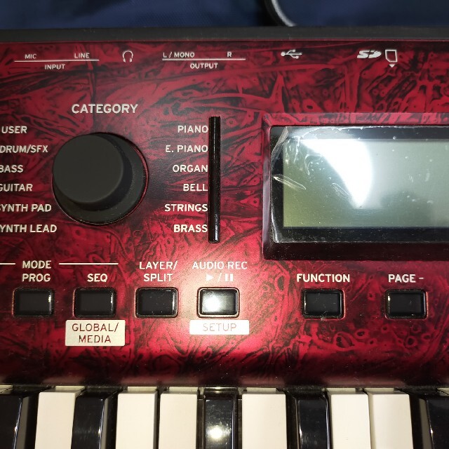 KORG - KORG KROSS2 61鍵 レッドマーブル キーボード 自宅の通販 KORG - KORG KROSS2 61鍵 レッドマーブル キーボード 自宅の通販