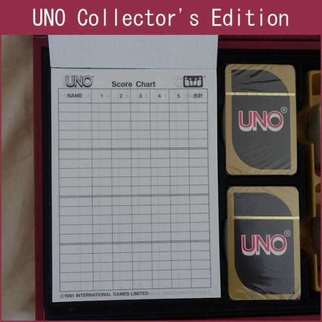 【希少・未使用】UNO Collector's Edition エンタメ/ホビーのテーブルゲーム/ホビー(トランプ/UNO)の商品写真