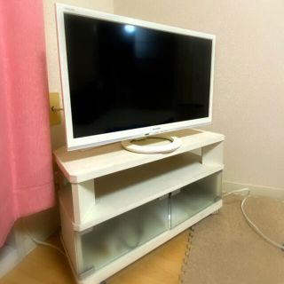 シャープ(SHARP)のテレビ　24V SHARP（テレビ台付）(テレビ)