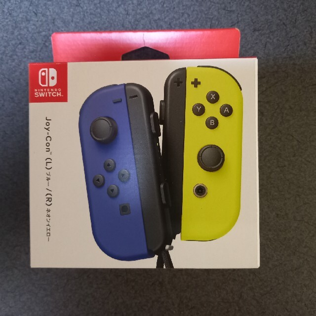 Nintendo Switch(ニンテンドースイッチ)の【新品】Nintendo Switch Joy-Con ブルー/ネオンイエロー エンタメ/ホビーのゲームソフト/ゲーム機本体(その他)の商品写真