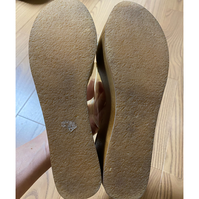 Ameri VINTAGE(アメリヴィンテージ)のameri MEDI DOUBLE CLEAR PLATFORM SANDAL レディースの靴/シューズ(サンダル)の商品写真