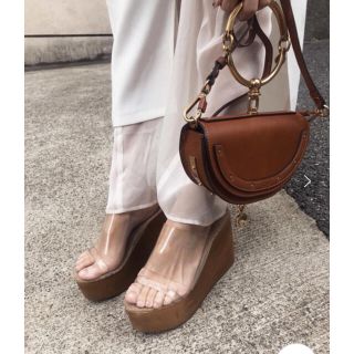 アメリヴィンテージ(Ameri VINTAGE)のameri MEDI DOUBLE CLEAR PLATFORM SANDAL(サンダル)